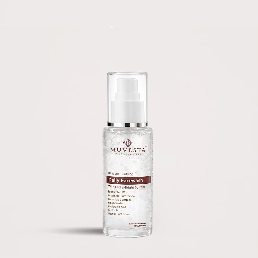 Delicate, Purifying Daily Facewash with Hydra Bright System, Ceramide. Glutathione & Niacinamide