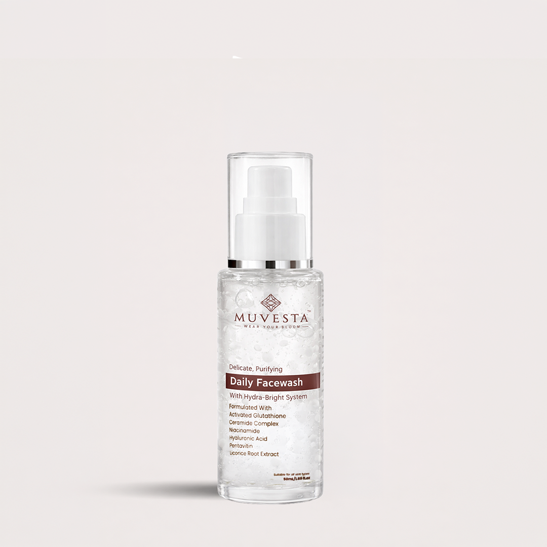 Delicate, Purifying Daily Facewash with Hydra Bright System, Ceramide. Glutathione & Niacinamide