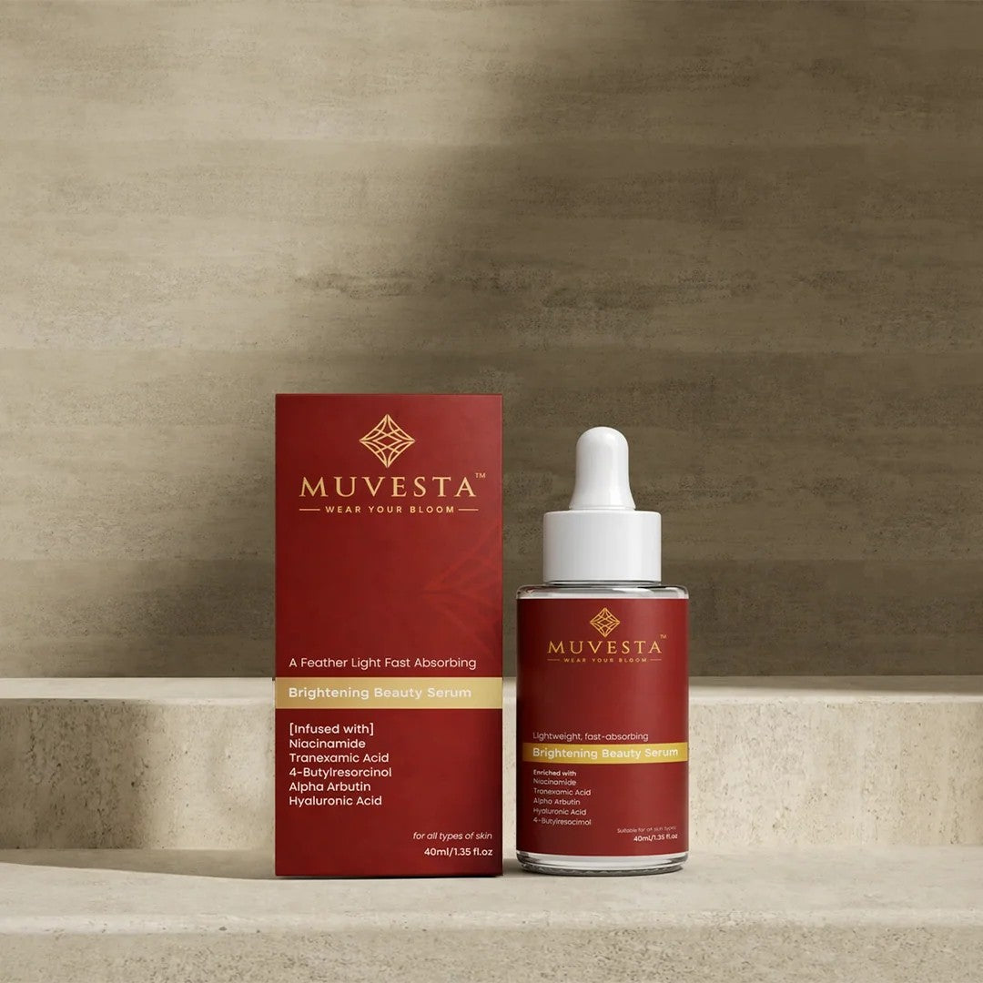 Light Weight Fast Absorbing Brightening Beauty Serum with Alpha Arbutin, Niacinamide & Tranexamic Acid