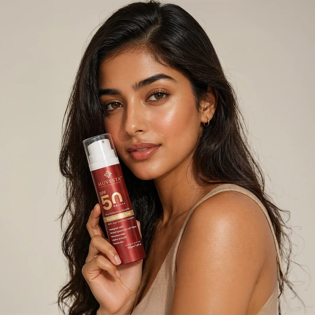 Radiance booster Sunscreen Gel SPF 50PA++++ with Age Defying Complex