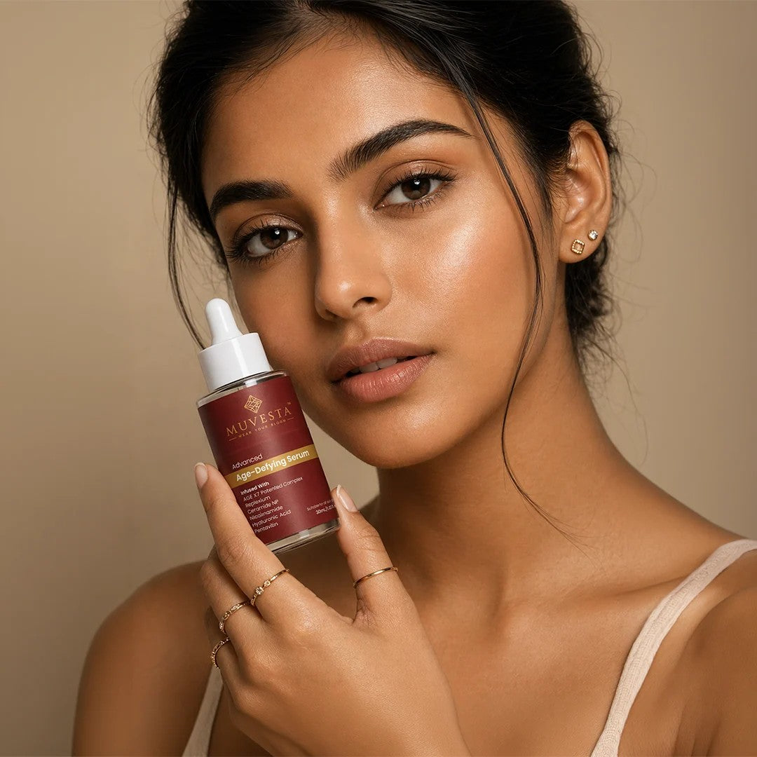 Advanced Age-Defying Serum with Ceramide & Patented Peptide Complex for Skin Elasticity & Wrinkle Prevention