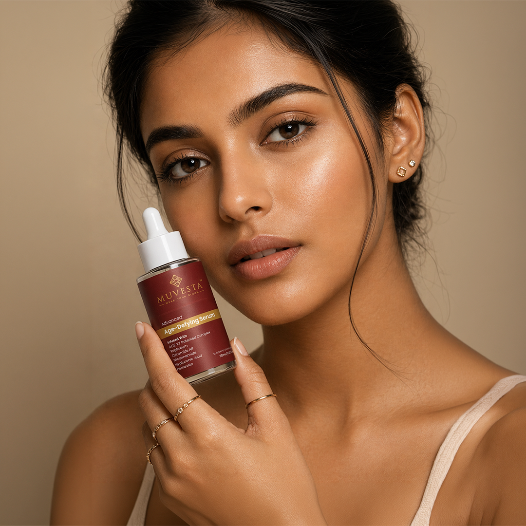 Advanced Age-Defying Serum with Ceramide & Patented Peptide Complex for Skin Elasticity & Wrinkle Prevention