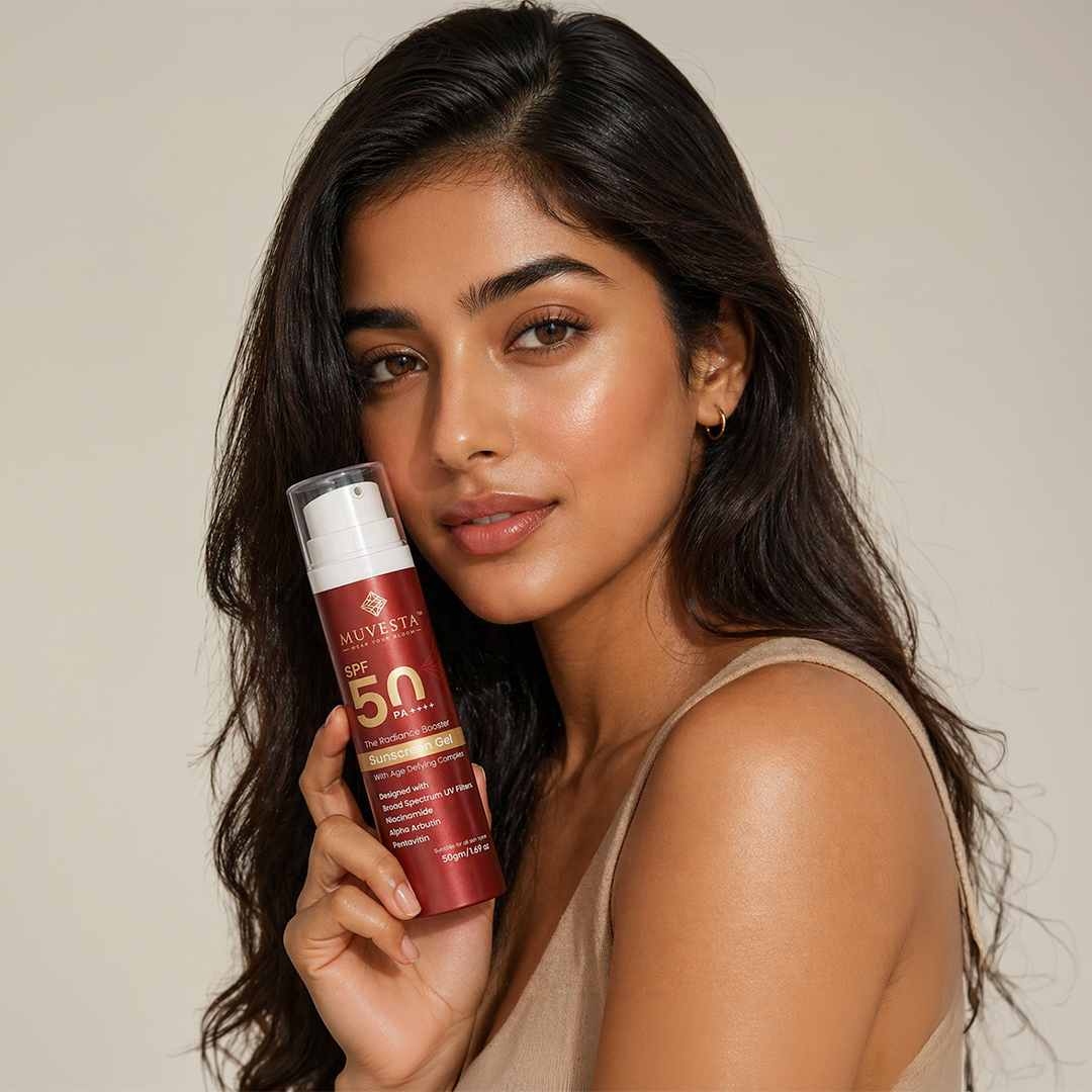 Radiance booster Sunscreen Gel SPF 50PA++++ with Age Defying Complex