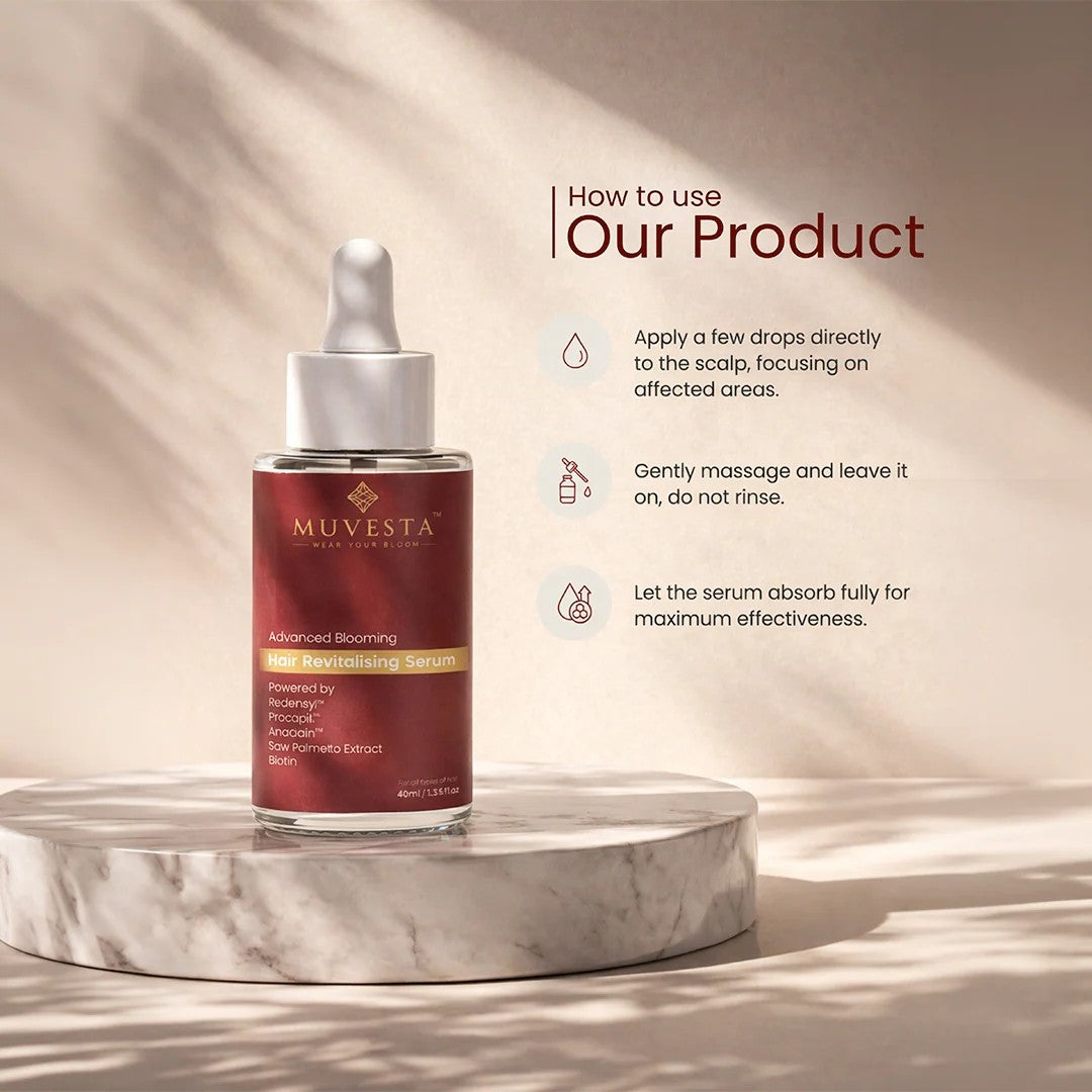 Advanced Blooming Hair Revitalising Serum with Redensyl, Procapil & Anagain