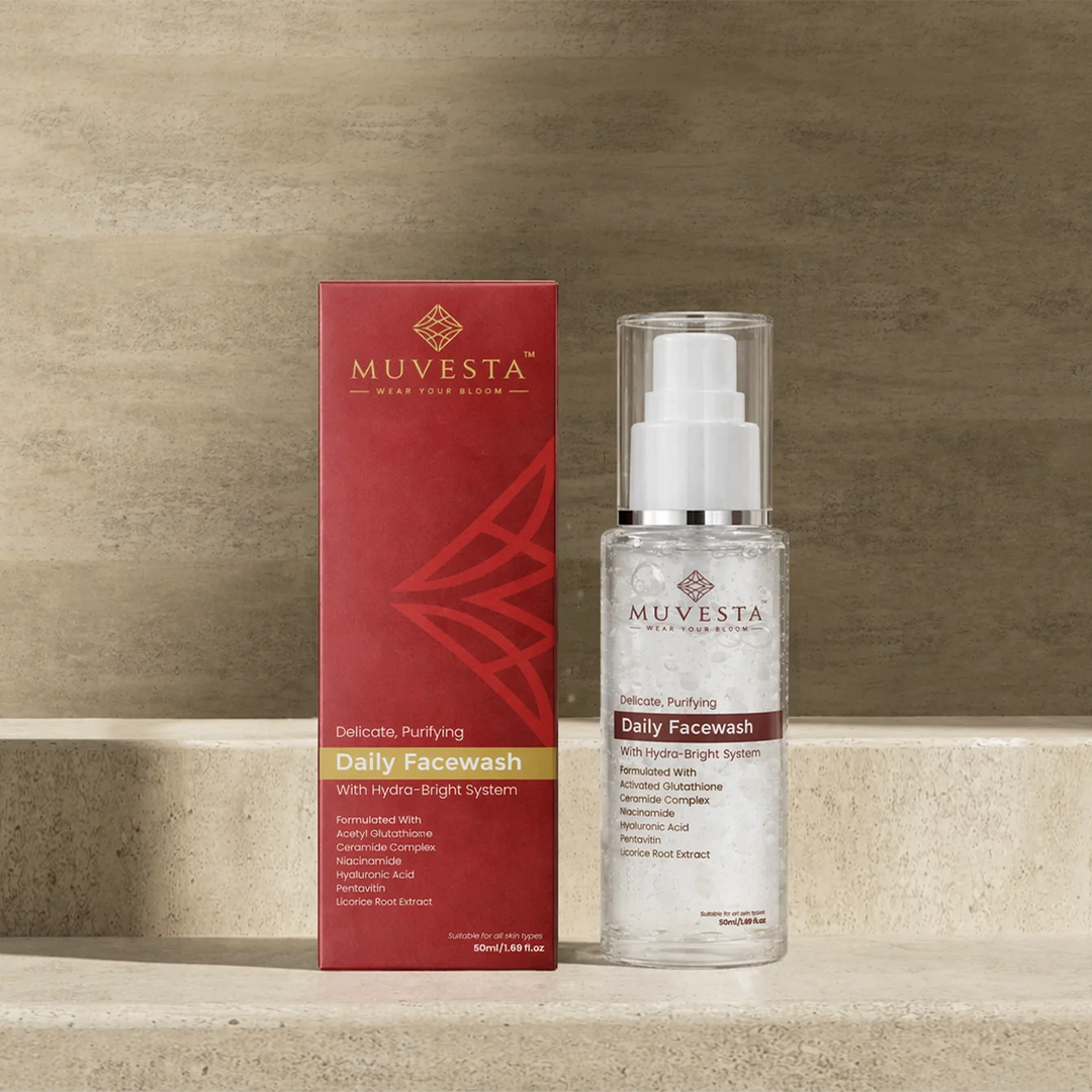 Delicate, Purifying Daily Facewash with Hydra Bright System, Ceramide. Glutathione & Niacinamide